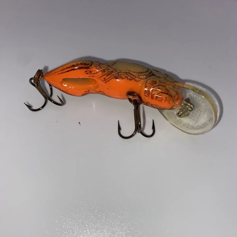 Vintage Fishing Lure Rebel Rapala Crawfish Lobster Minnow Floating Ireland